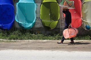 Le Fonds mondial a financé des centaines de milliers de moustiquaires face à la malaria dans de nombreux pays (archives). KEYSTONE/EPA/BILAWAL ARBAB